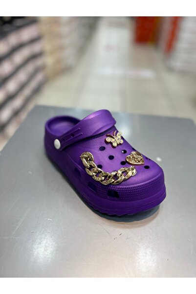 Akınal Bella Papuci de damă cu cataramă cu talpă înaltă