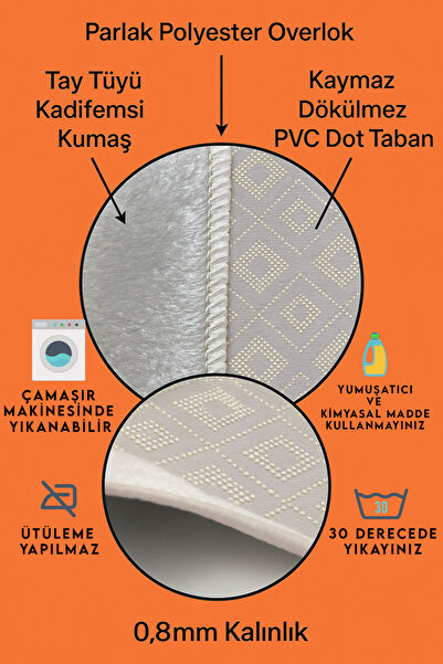 Charmbi Beauty Pattern Eco Bath Mat, Αντιολισθητική βάση, Πλένεται στο πλυντήριο, Ψηφιακή εκτύπωση Σετ 2