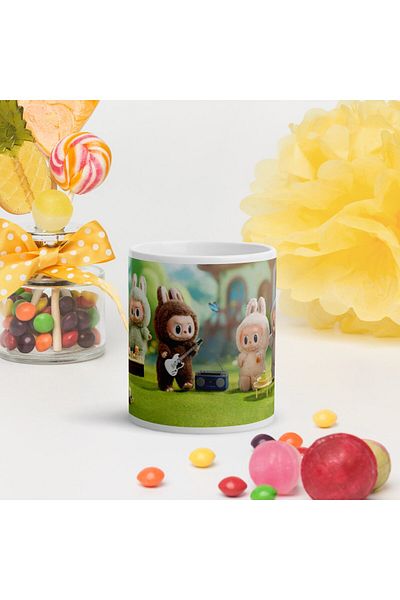 Intisimo Ceramic Mug, LABUBU, Summer Camp, 330ml
