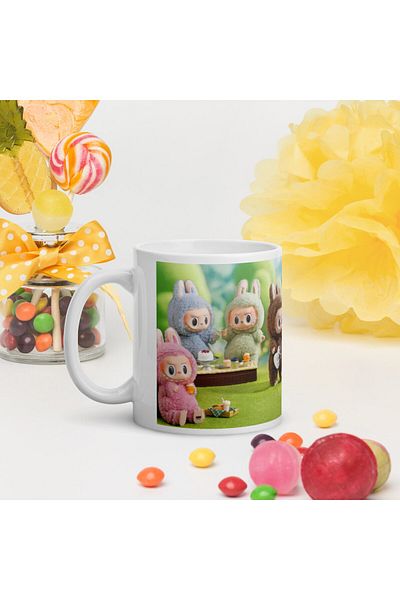 Intisimo Ceramic Mug, LABUBU, Summer Camp, 330ml