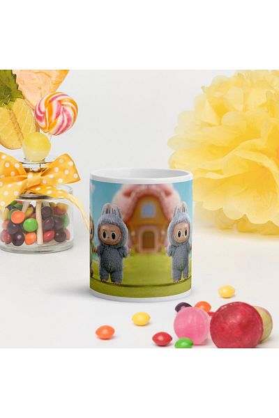 Intisimo Ceramic mug, LABUBU, Green Grape & Sea Salt Coconut, 330ml