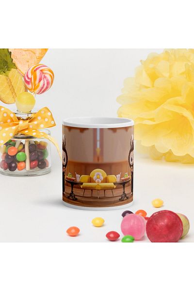 Intisimo Ceramic mug, LABUBU, Chestnut Cocoa, 330ml