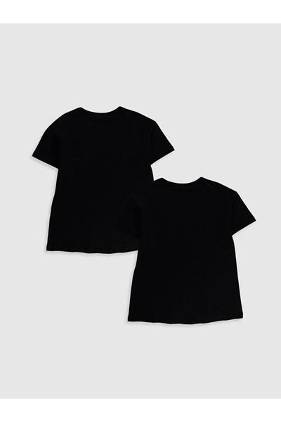 LC Waikiki Crew Neck Short Sleeve Girl's T-Shirt 2 Pack (0S)