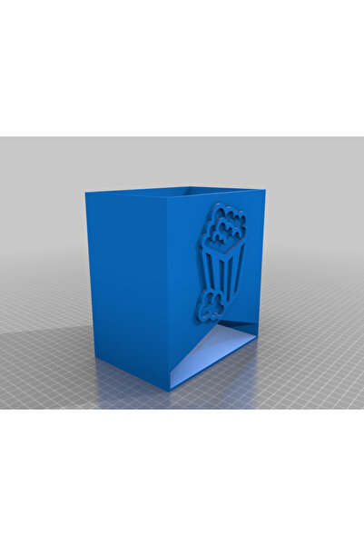 talaşoğlu New Fun Popcorn Box with Clipart (It's Just a Plastic Container!!!)