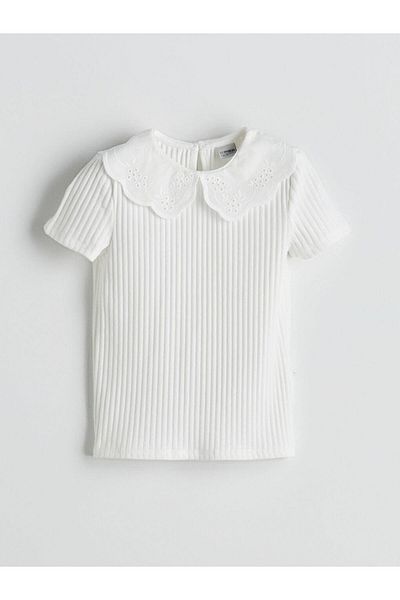 LC Waikiki Baby Collar Girl's T-Shirt (S5)