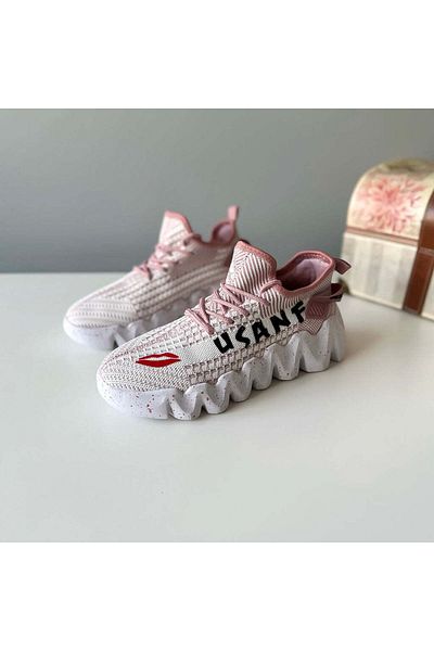 Casual Adidasi dama, casual, din panza, H28, cu imprimeu