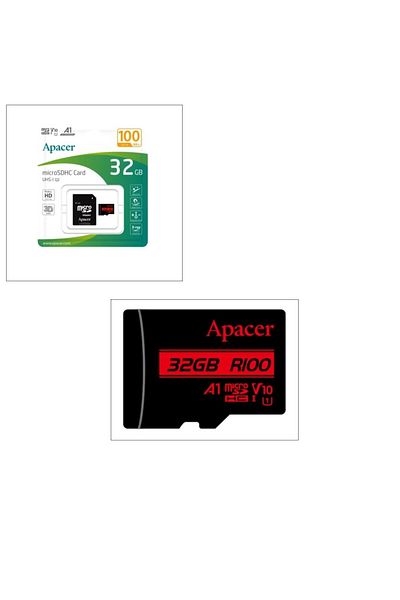 Apacer Card MicroSDXC 32 GB, UHS-I U1, V10, A1, Apacer, cu adaptor SD, până la 100 MB/s