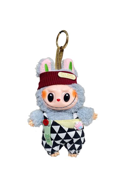 Intisimo Plush Toy, Keychain Type, Labubu, Jumpsuit, 18cm