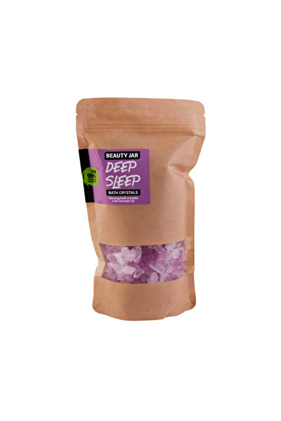 Beauty Jar Cristale de baie hidratante cu ulei de lavandă, Deep Sleep, Borcan...