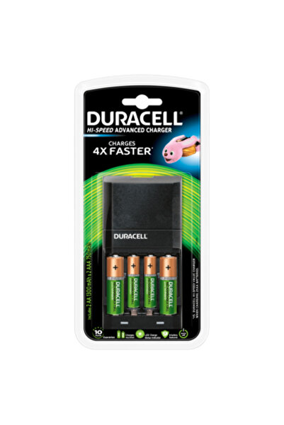 Duracell Încărcător CEF27, cu 2 baterii AA 1300mAh + 2 baterii AAA 750mAh incluse
