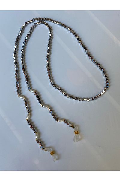 kurukafagift Glasses Lanyard Strap Crystal Bead Model