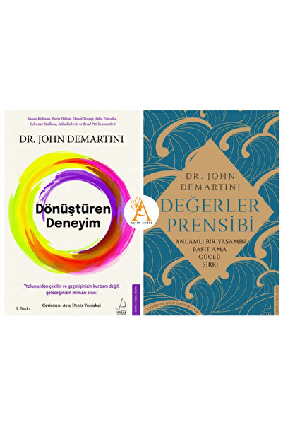 Destek Yayınları Dönüştüren Deneyim/Değerler Prensibi/John De Martini/2 Kitap...