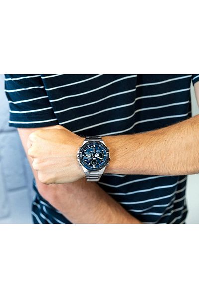 Casio Men's Watch, Casio Edifice, Bluetooth Smartphone Link ECB-950DB-2AEF