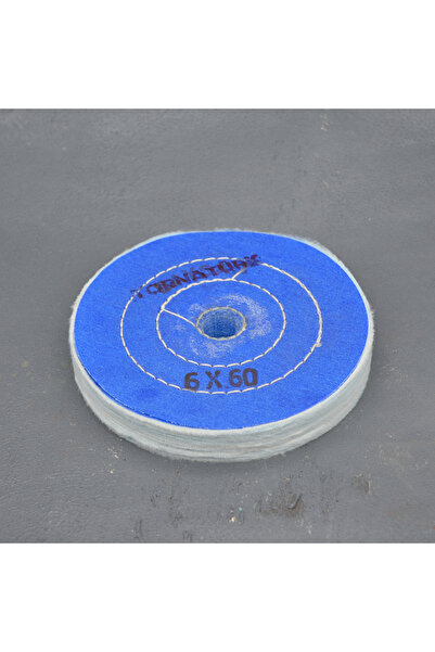 Torna Türk 6 x 60 x delik 20 - 22 mm delik mavi polisaj cila bezleri - polisa...