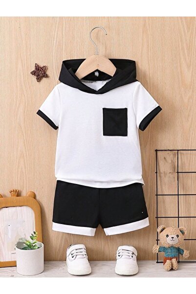 shop Combinație unisex din 2 piese, cu buzunare cu detalii tip capson și desi...