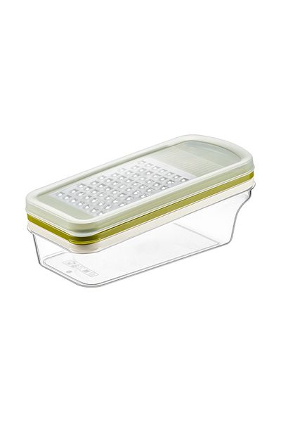 Mutfak Köşesi Sharpio Grater Set – 2 Heads and Chamber with Lid Design