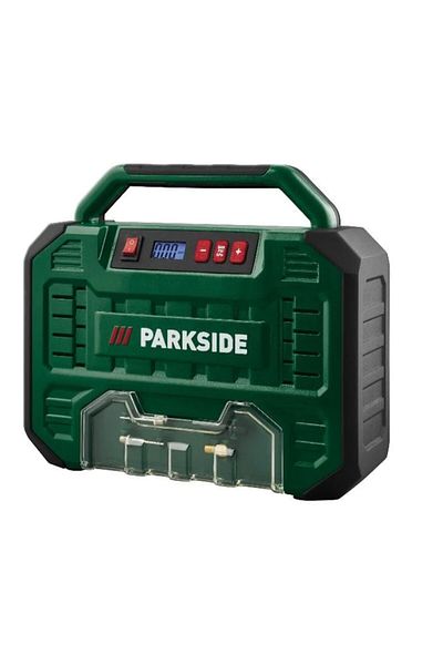 PARKSIDE Portable Compressor with Digital Display PARKSIDE PMK 150 A1, 12V / 230V