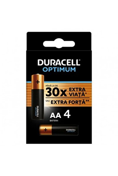 Duracell Baterii R6 AA Optimum, 4 buc.