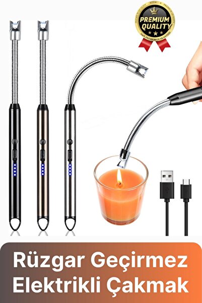 Svein Özel Üretim Fonksiyonel USB Şarj Edilebilir Rüzgar Geçirmez Alevsiz Kam...