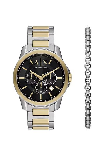Armani Exchange Men's Watch, Armani Exchange, Banks AX7148SET, Set with Bracelet