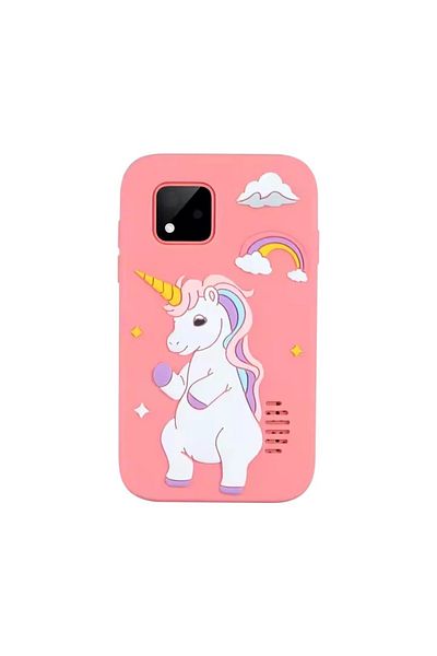 zyteq Telefon inteligent copii ZYTEQ®️, 2.8" IPS, jocuri, foto/video HD 1080P, USB-C, TF, silicon, roz