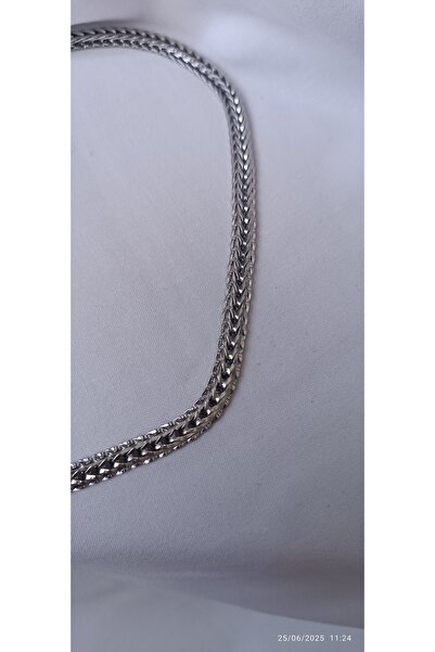 ARİ TAKI قلادة من الفولاذ متعرجة على شكل سمكة