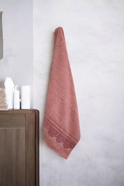 Newsevinç Ev Tekstili 100% Cotton Patterned Bath Towel