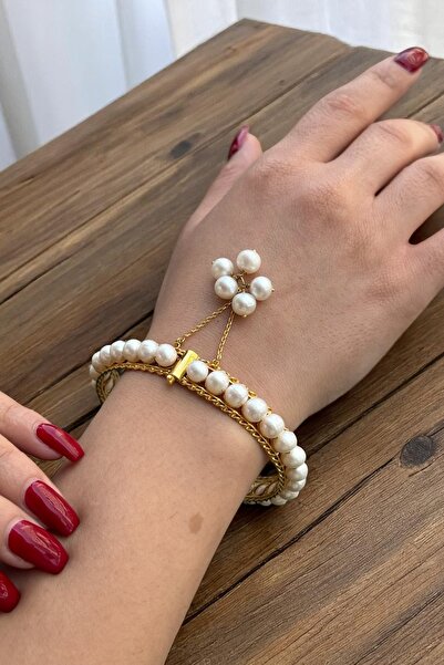 Utku Kuyumculuk 14 AYAR TAMTUR İNCİ BİLEZİK