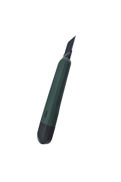 OEM Cutter profesional cu șină metalică model Home Series 00742, 8 secțiuni, lamă 100 mm, verde închis