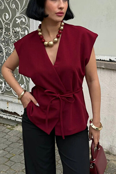 KauFurn Bağlama Detaylı Yelek