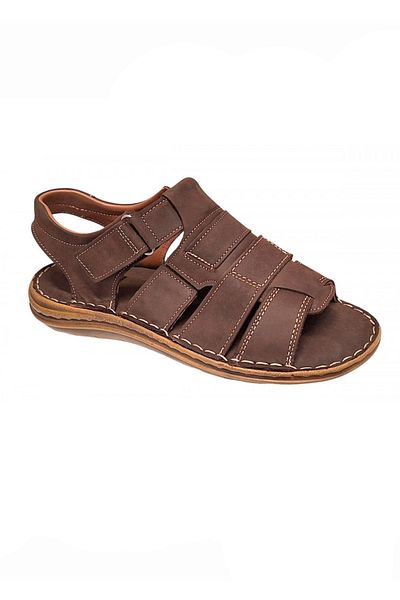 Ciucaleti Men's casual sandals made of genuine leather, bufo GKR47B