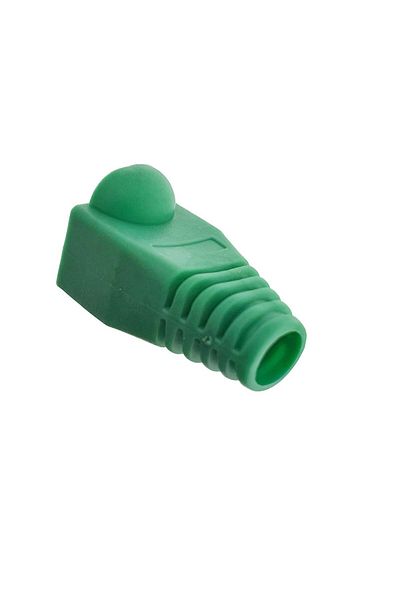 OEM Set de 100 de bucăți, manșon de protecție pentru mufă RJ45, capac pentru conector UTP RJ45 Cat5/5e/6, verde