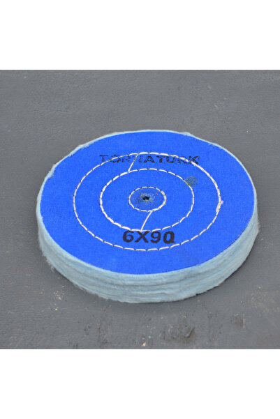Torna Türk 6x60 6 inç mavi polisaj keçesi - (150mm)