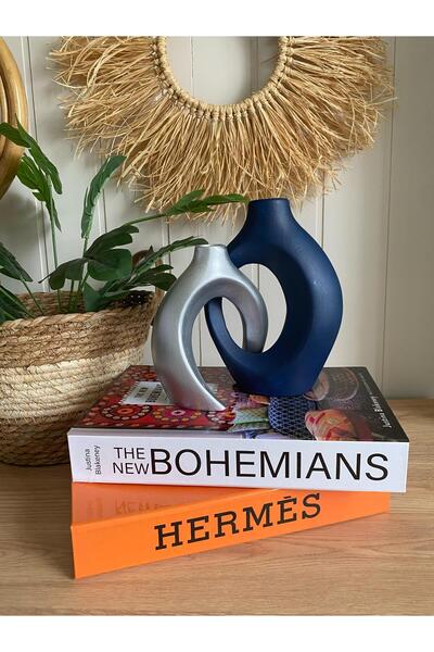 Porselian Dragă vază, vază cu 2 culori în două culori