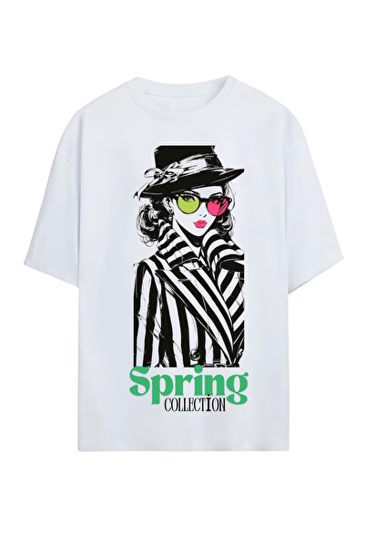 MAGORS تي شيرت GraffTee مصنوع من القطن العضوي بنسبة 100% برقبة دائرية وتصميم ...