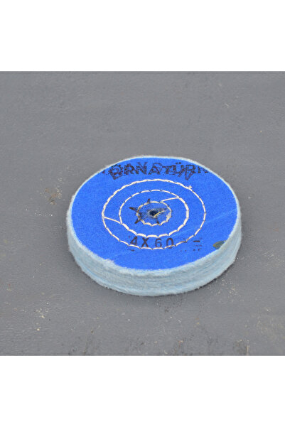 Torna Türk 4x60 - 4 inç mavi polisaj keçesi (70 mm) extra shine