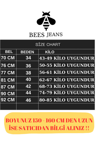BEES JEANS Pantaloni de blugi skinny albastru deschis cu talie înaltă