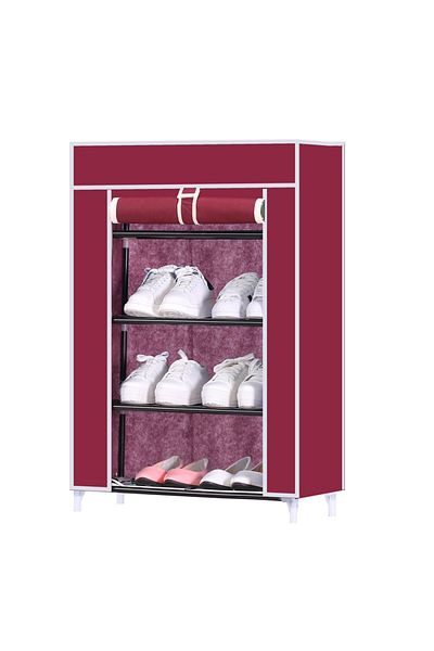 Trendat Dustproof Shoe Rack 4-Tier Shoe Organizer 60*30*75cm