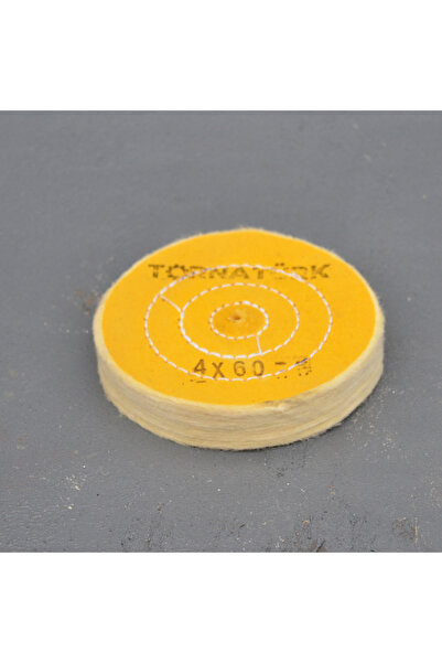 Torna Türk 4x60 - 4 inç sarı polisaj keçesi (70 mm) extra shine