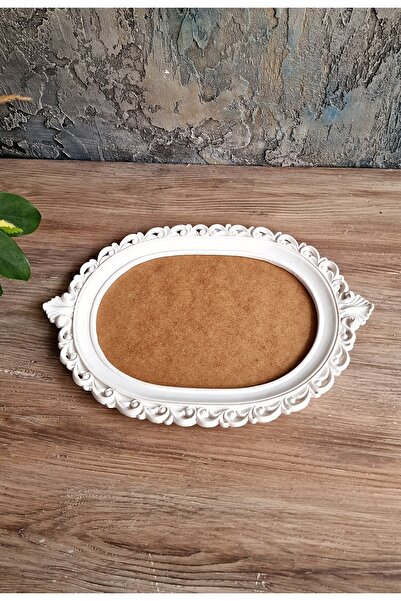 BAYRAMPASAHOBİM Ham Polyester Oval Tepsi