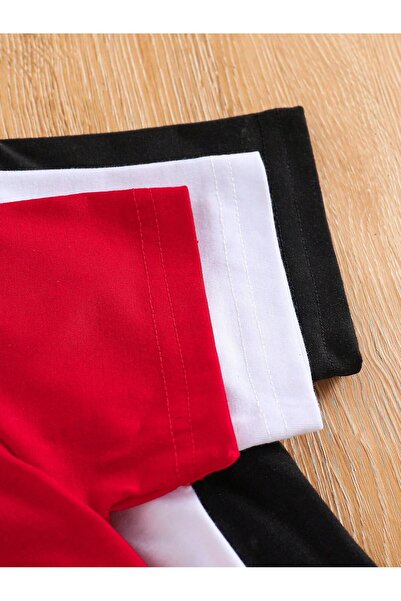 Let's Wear Βαμβακερό μπλουζάκι για αγόρια και κορίτσια με γιακά ποδηλάτου