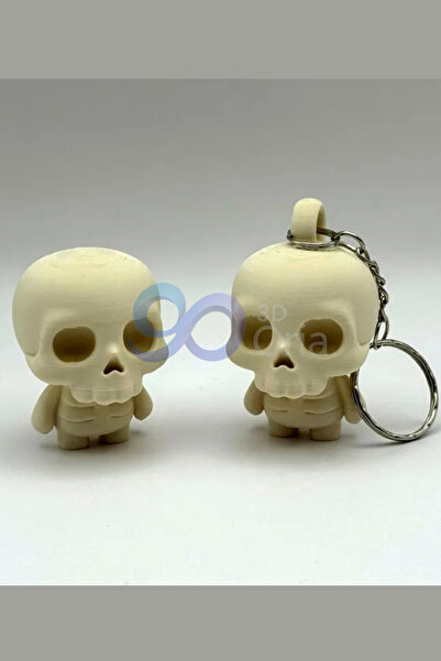 3DOria Sevimli Mini İskelet & Anahtarlık & Özel Tasarım