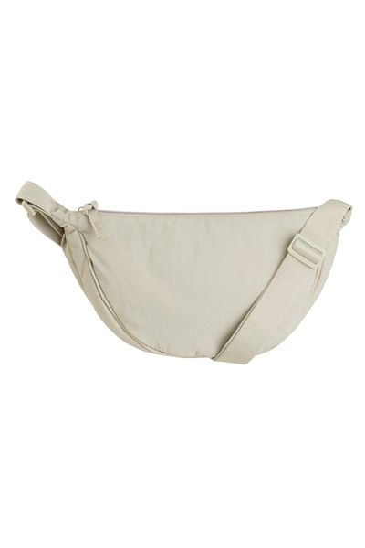 OEM Beige Waist Bag with Wide Strap for Women 32x10x16cm