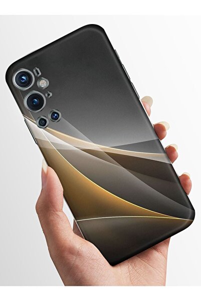 Oneplus One Plus 9 Pro Kılıfı Standlı Baskılı Parlak Silikon Kapak - Ene