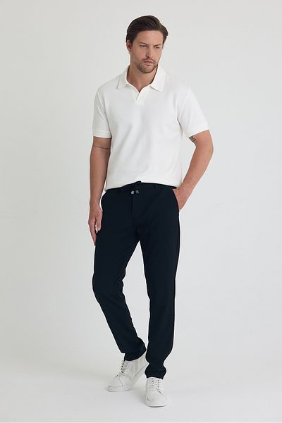BABBOSS Slim Fit Canvas Linen Pants