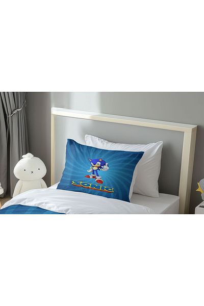 Şen Dekorasyon Sonic Children's Pillow Case