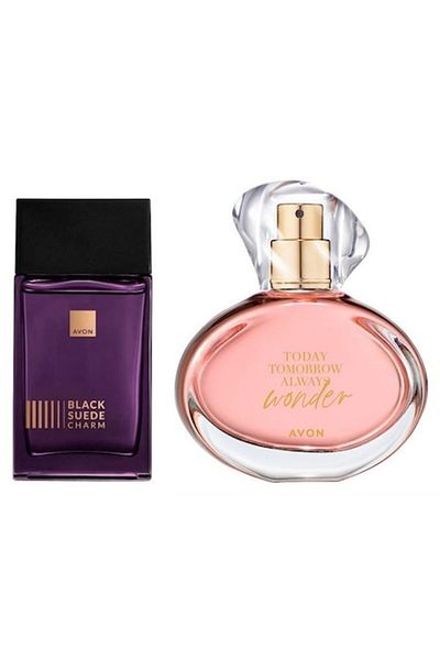 AVON Set Apa de parfum Today Wonder si Apa de toaleta Black Suede Charm