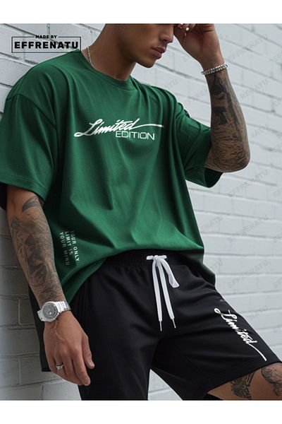 EFFRENATU T-Shirt and Shorts Set with Great Colors and Prints. Available in Plus Sizes