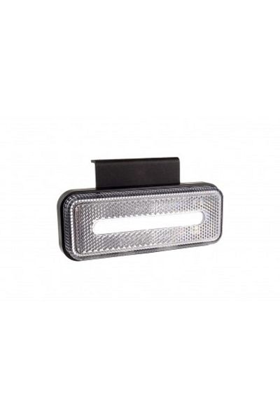AMIO Lampă de semnalizare LED dreptunghiulară, albă 12-24V