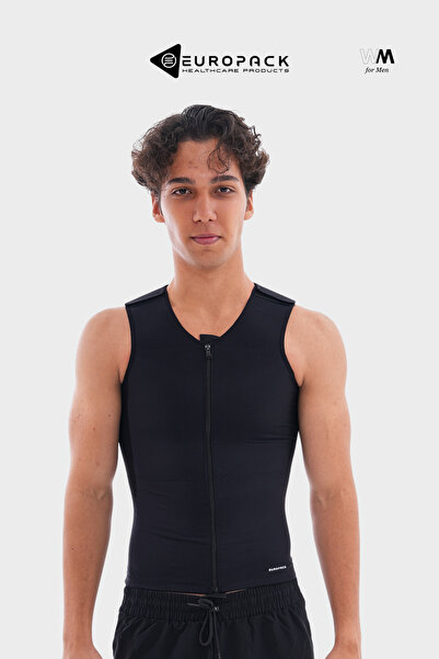 EUROPACK LP-306 Corset de compresie postoperator cu fermoar - Corset după red...